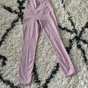 Lululemon Lilac Ether leggings size 0, 25”